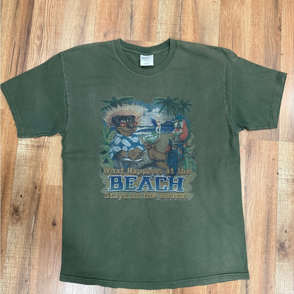 Vintage Green Graphic Tee
